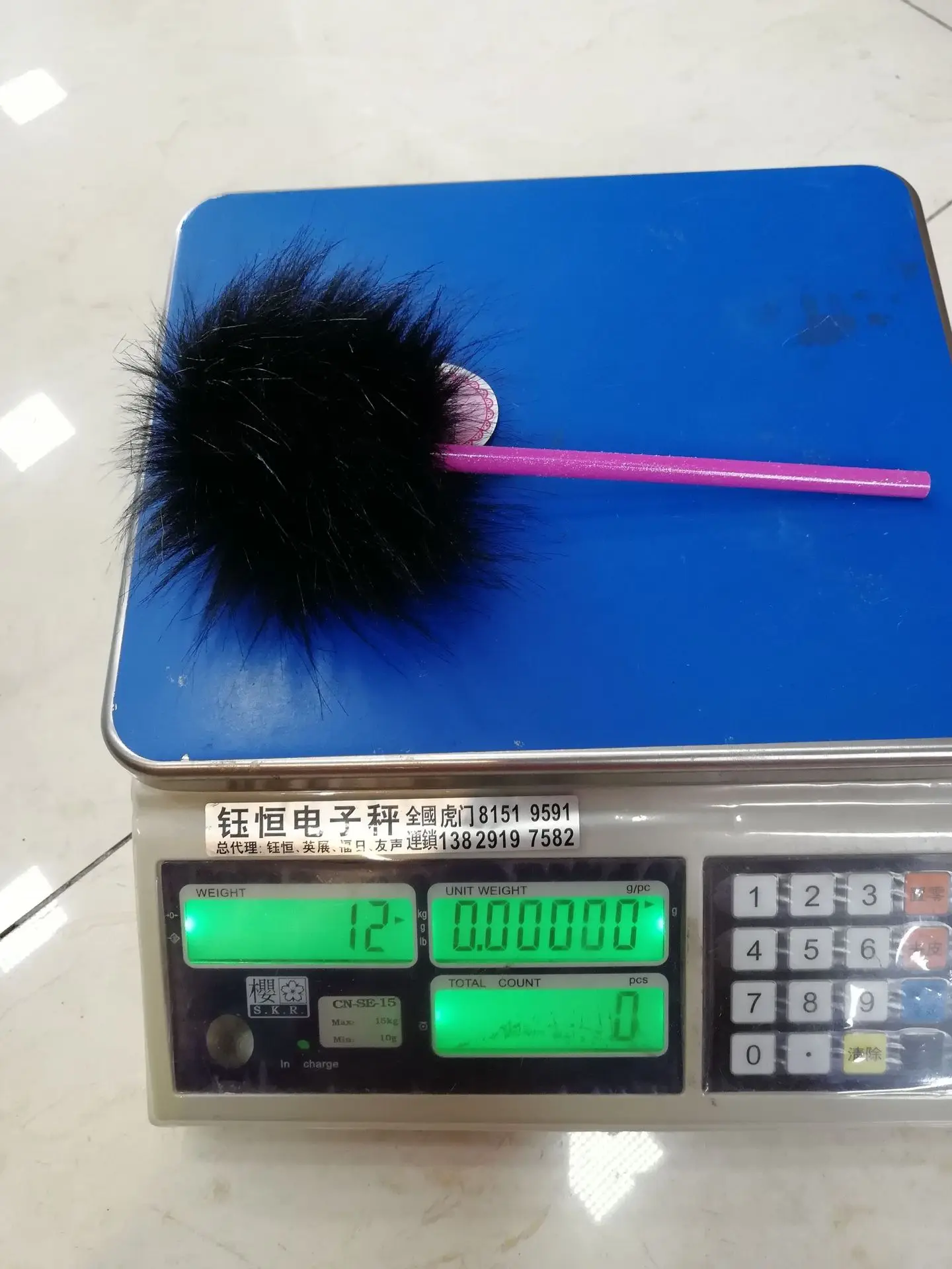 Радужный шарик для волос 9 см карандаш DIY аксессуары огнестойкая Имитация искусственного меха лисы 100 шт