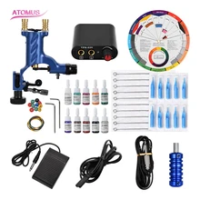 Permanente Principiante роторная профессиональная татуировка набор машина тату Para Tatuagem татуировки поставки роторная установка профессиональная