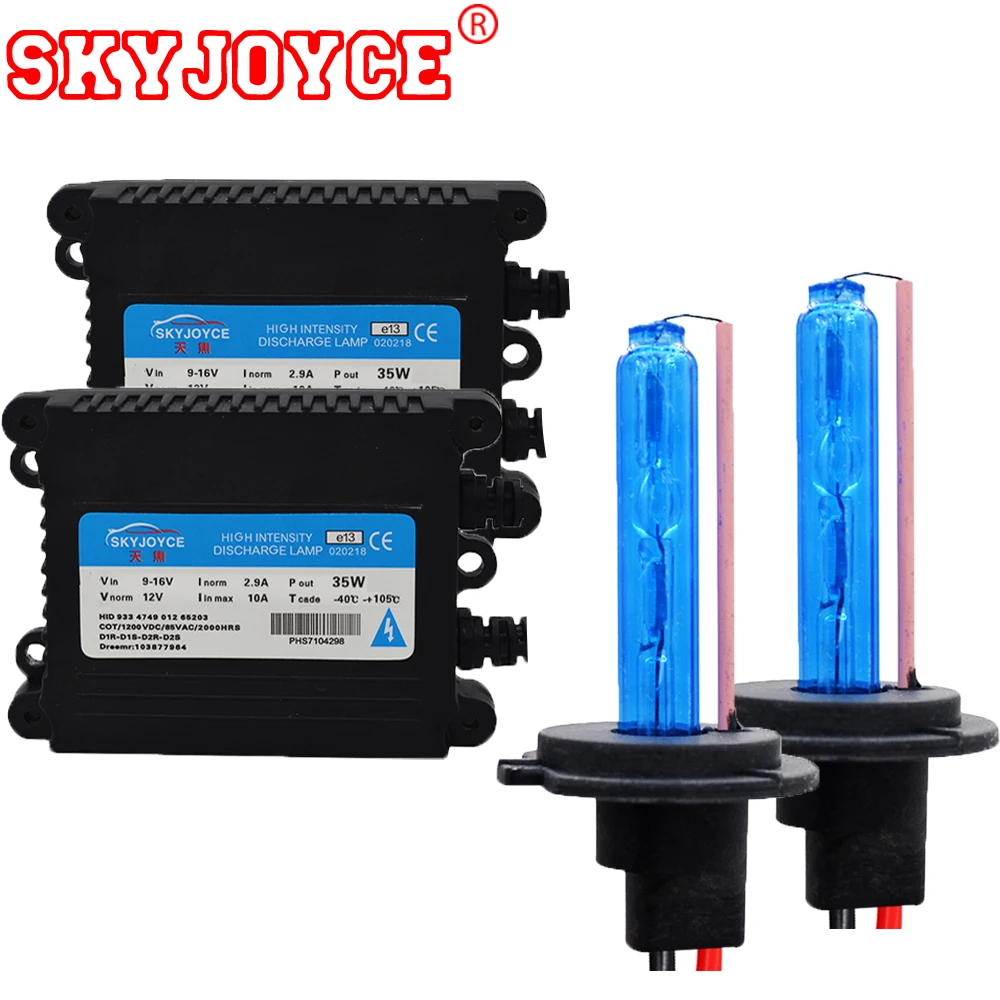 

AC 35W xenon hid kit H7 Blue green purple pink H4 halogen xenon H4-2 H1 H11 H27 9005 9006 9004 H13 H4 bi xenon kit car styling