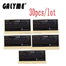 30 шт./лот Лидер продаж подходит для gameboycolor nintendogbc игровой консоли Корпус случае В виде ракушки lable тег Пластик этикетки Наклейки