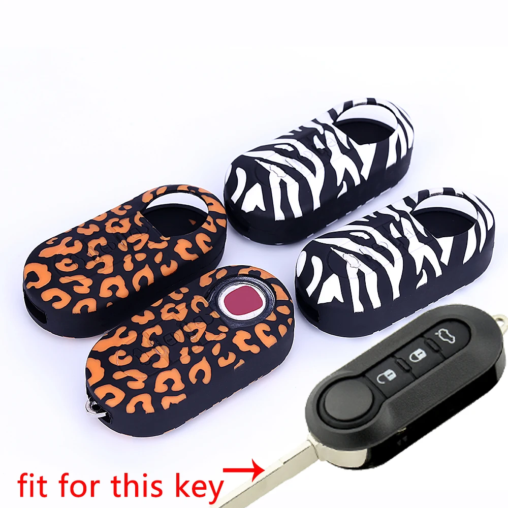 Красивая моющаяся Обложка с 3 кнопками для 500 Doblo Stilo Punto Ducato Bravo Auto Key Skin Protector|Футляр