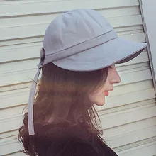 Для женщин сезон: весна–лето большой Размеры Регулируемый тонкий Кепки увеличить козырек шляпа моды Кепки