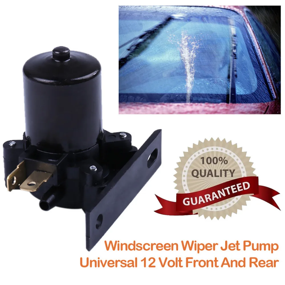 

Best Universal Washer Pump 12 Volt Front And Rear Windscreen Wiper Jet Pump