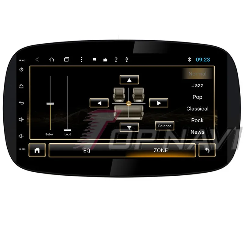 Autoradio Car Radio 9'' Android 8.1 For Benz Smart 2015 2016 2017 Stereo Car GPS Navigation Multimedia Auto Players 2 din NO DVD