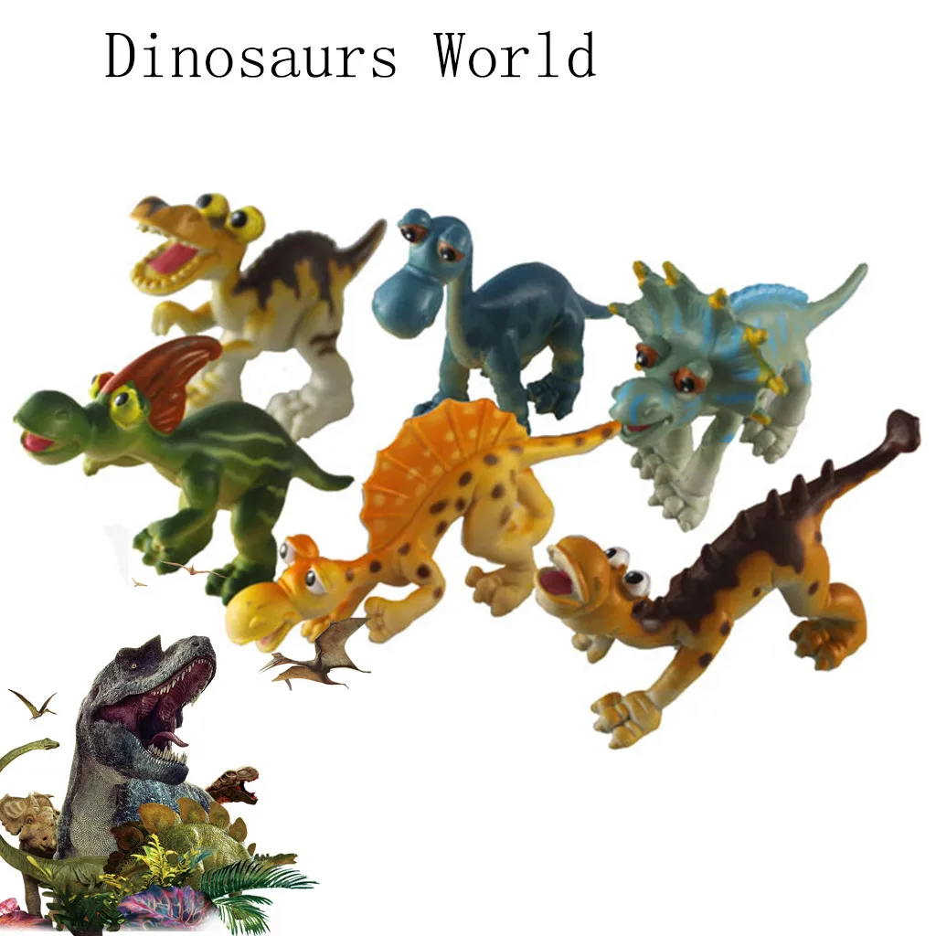 

Realistic Dinosaurs Set Model Toys 6 Large Big eye Assorted Big Dinosaur Figures Collection Action Figure Toy For Kids Gifts