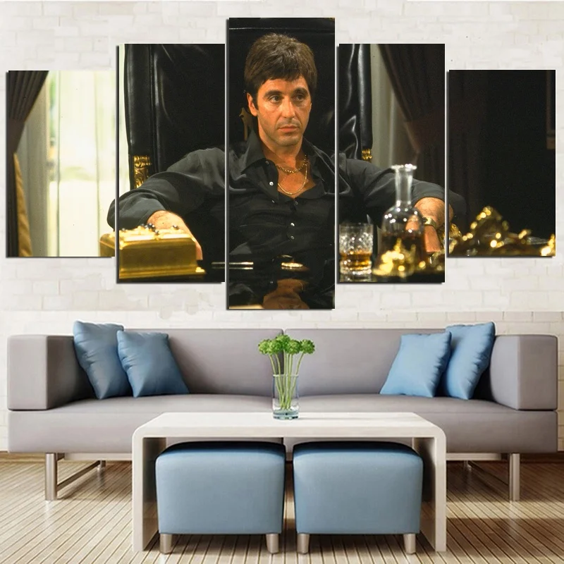 

Scarface Poster Canvas Painting Print Home Decor No Frame