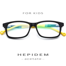 6-12 лет, детские очки в оправе, высокое качество, ацетат, для мальчиков и девочек, близорукость, оптическая оправа,, детские очки