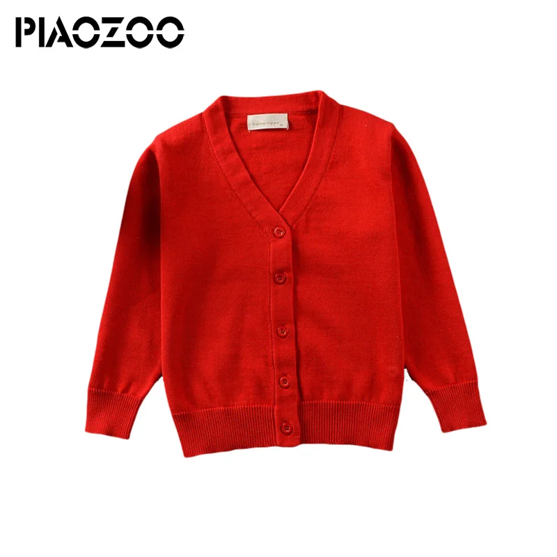 

2018 Girls Candy Color Sweaters Casual Cotton V neck Cardigans Toddler Kids Sweater Cardigans Knitwear Children Outerwear P20