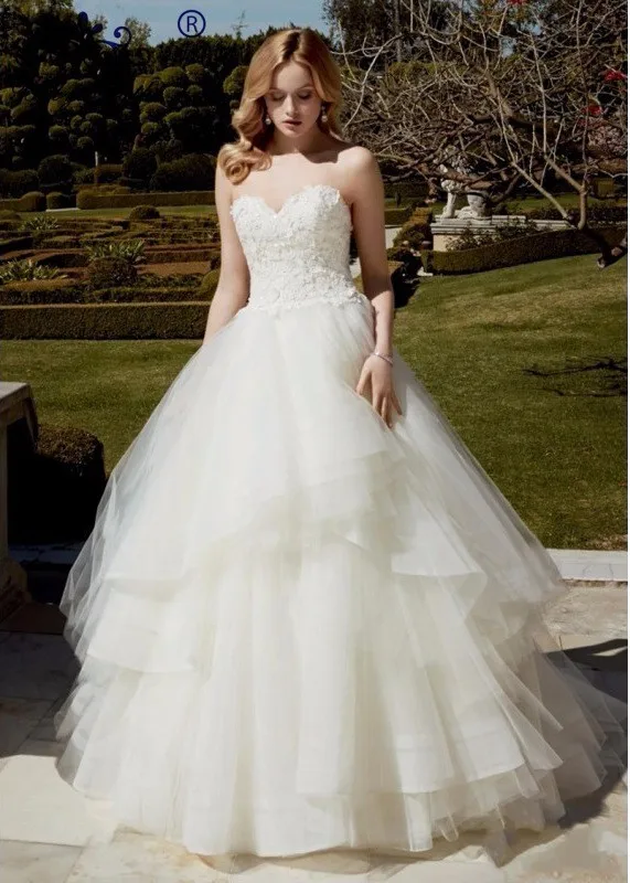2015-Fashion-Vestidos-de-Novia-Off-Shoulder-Sweetheart-Layered-Puffy-Skirt-Wedding-Dresses-Robe-De-Mariage (1)