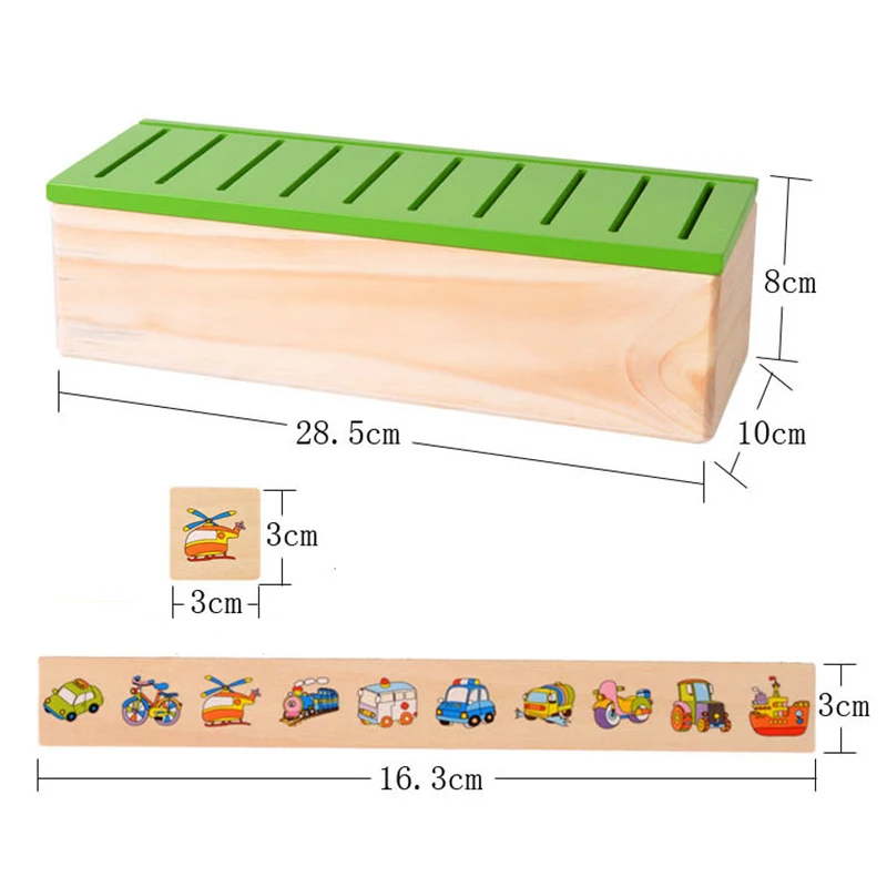 Детская классификация Раннее Обучение Обучающие игрушки деревянный ящик познавательный, на поиск соответствия математические знания Детские цифры игрушки для детей