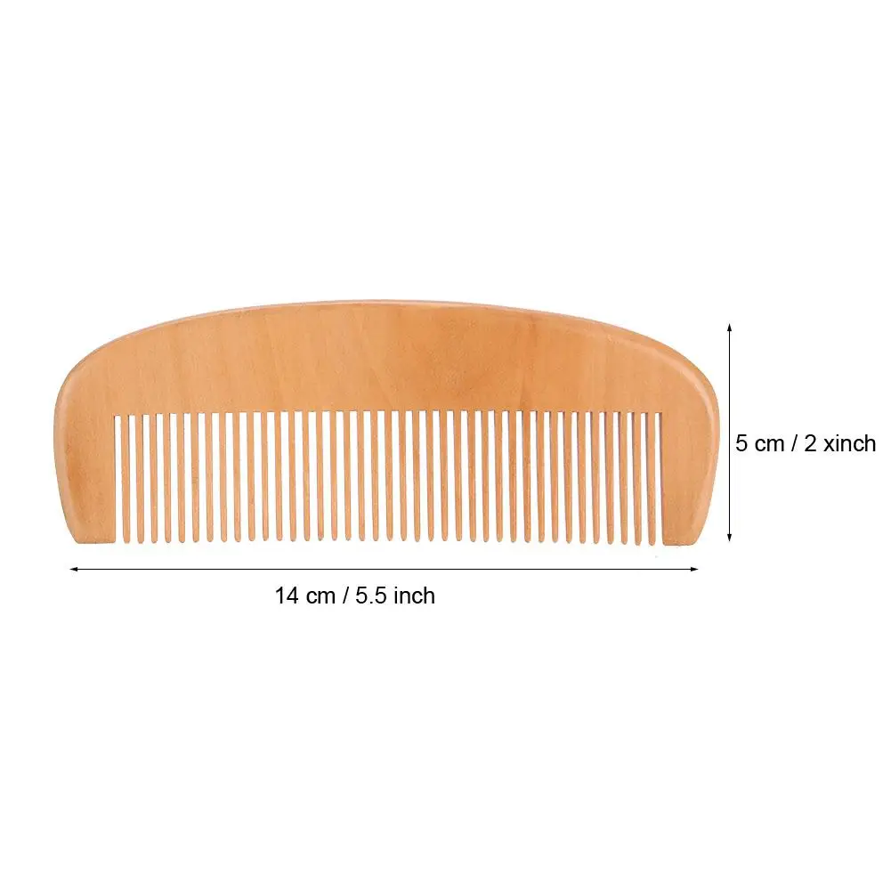 Портативный мужской борода деревянный набор расчесок Усы Расческа по уходу за волосами форма инструменты