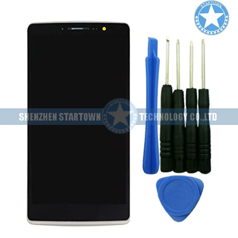 

Black LCD display Digitizer touch screen Assembly +Frame Replacement For LG G Stylus H631 LS770 MS631 H635 H630 with tools