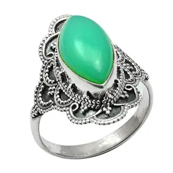 

Genuine Opal Ring 925 Sterling Silver,USA Size :8.75, 2SR0265