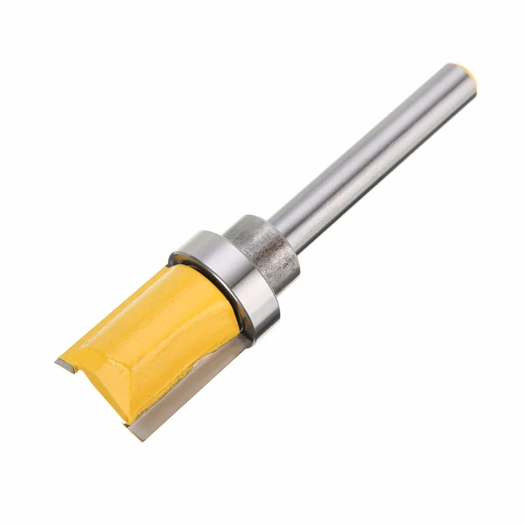1pc Mayitr Template Router Bit 1/4 Shank Flush Trim Woodworking Cutter 5/8"x3/4" For Power Tool