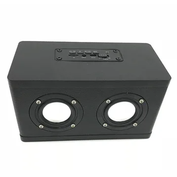 Hot selling wood bluetooth speaker Portable Wooden Wireless Subwoofer Stero Bluetooth Speakers Radio Desktop | Электроника