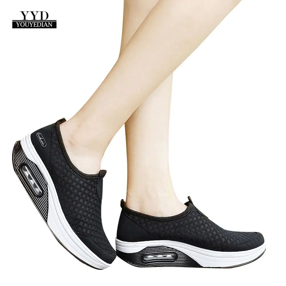 

YOUYEDIAN womens fashion sneakers womens platform Women Casual Shoes Female Cute black Women Casual Shoes #w40