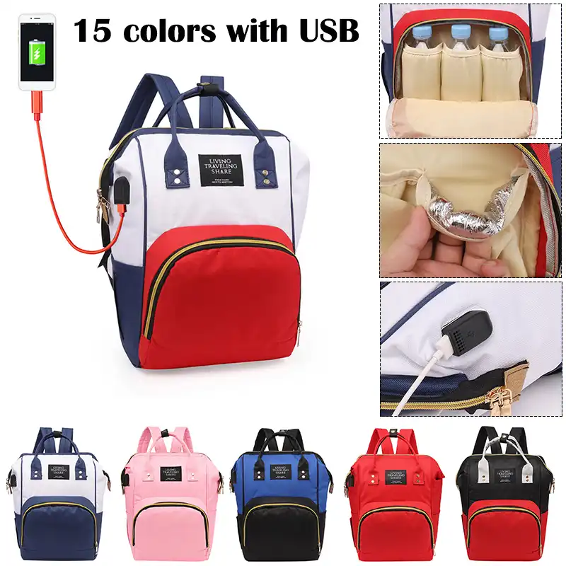 living traveling share diaper backpack