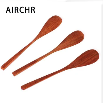 

AIRCHR 30pcs Wooden Spatula 18*3cm Fruit Jam Butter Spreader Knife For Cake Salad Cheese Mixing Spread Butter Tool