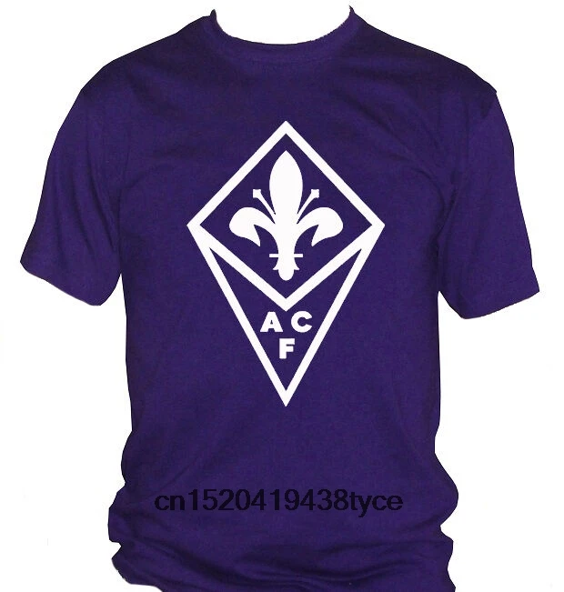 

Men t shirt 's men's t-shirt FIORENTINA logo championship violet FIORENTINA football SPORT tshirt women