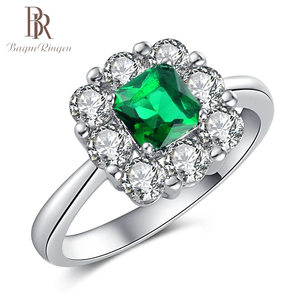 Bague Ringen, винтажное женское серебро 925, ювелирное изделие, изумруд, кольца, зеленый драгоценный камень, на свадьбу, юбилей, хорошее ювелирное изделие, кольцо,, подарки