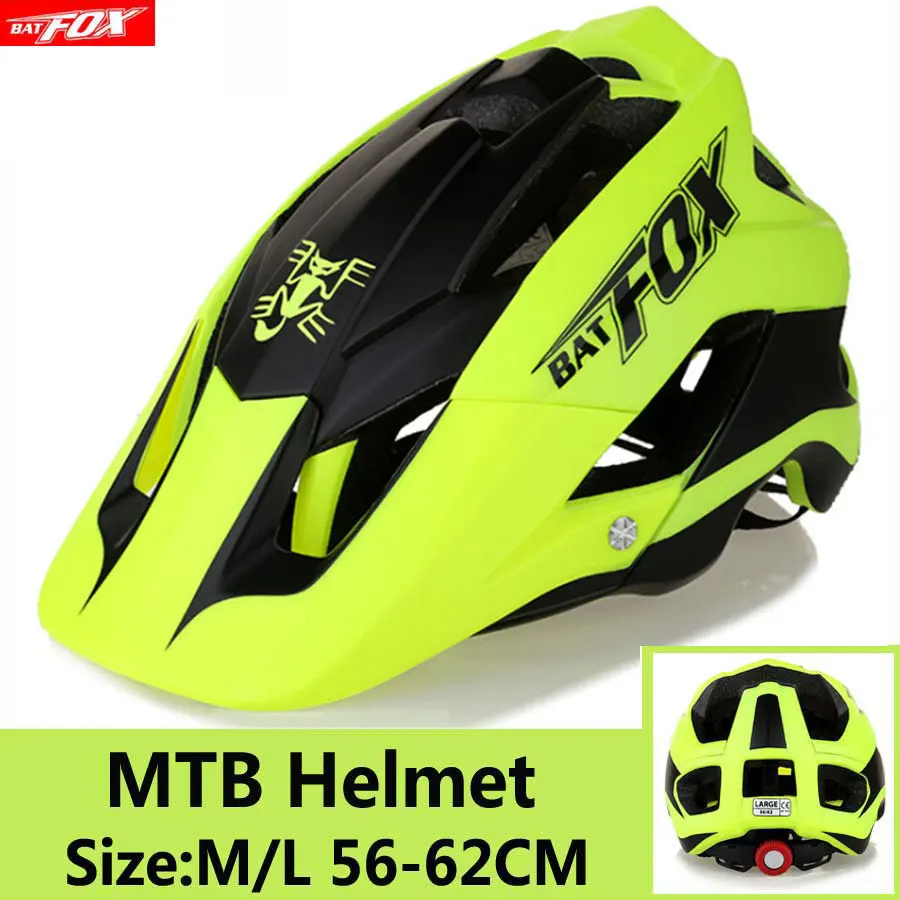 BATFOX велосипедный шлем для женщин и мужчин велосипедный шлем MTB casco ciclismo горная дорога casco bicicleta hombre велосипедные шлемы - Цвет: F-659-G1