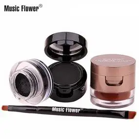 

Musicl flower air cushion eyeliner gel cream waterproof no blooming