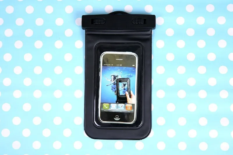 Черный Водонепроницаемый чехол для плавания для Motorola Moto G5S G6 G7 Plus play Force Moto G8 G5 play Moto E5 Z2 с ремешком - Цвет: Черный