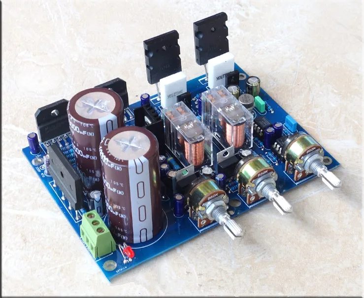 LM3886 + 2SC5200 2saeas 68 Вт 150 2 1 канальная Плата усилителя сабвуфера|amplifier board|2.1 channel2.1 amplifier
