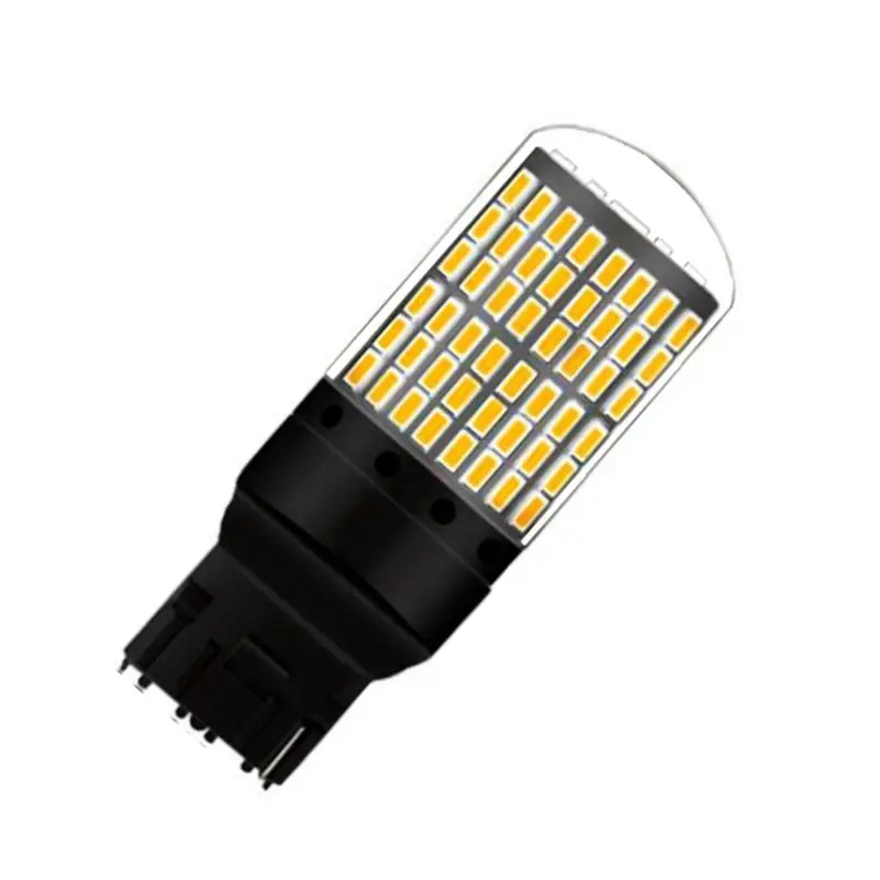 

1PCS T20 7440 W21W WY21W Canbus No OBC Error Super Bright 144 LED Auto Brake Lights Car Backup Reverse Lamps Turn Signals Bulb
