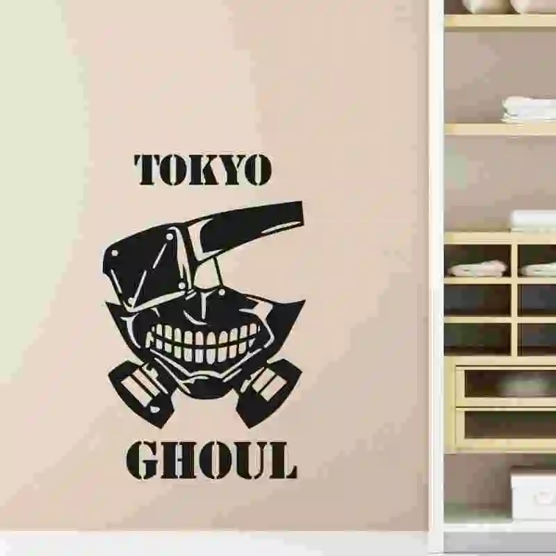 Tokyo Ghoul настенные наклейки виниловые на стены домашний декор декоративные