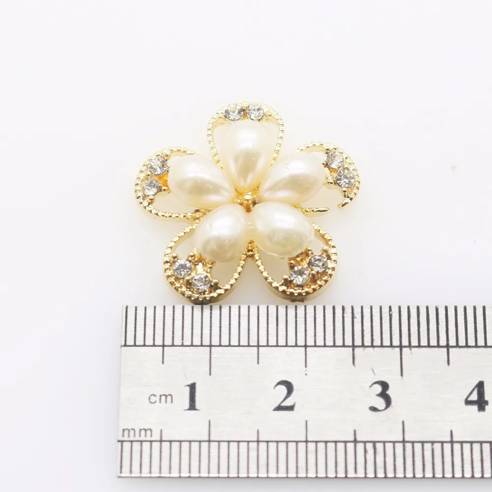 10 шт. металлические пуговицы с жемчугом 25 мм|craft sewing|craft weddingcraft jewelry |
