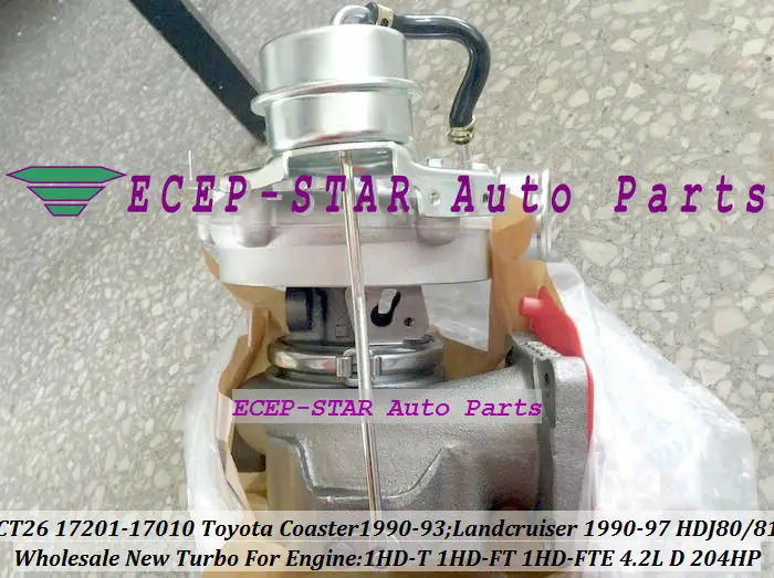 CT26 17201-17010 Turbo for Toyota COASTER 1990-1993 LANDCRUISER 1990-97 HDJ80 HDJ81 1990-2001 1HDT 1HD-T 1HD-FT 1HD-FTE 4.2L 204HP (2)