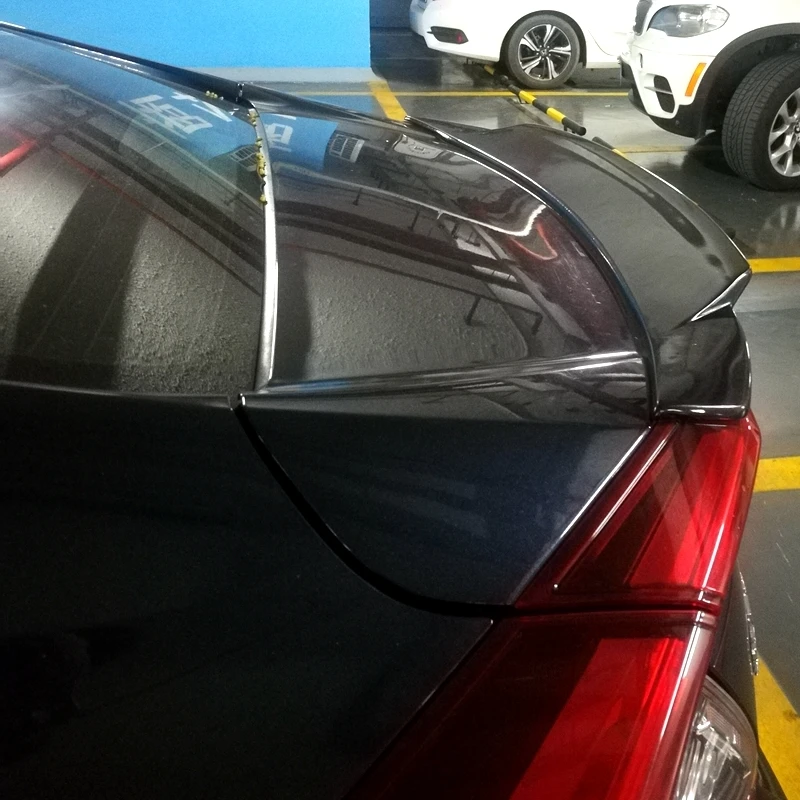 Для Honda Civic задний багажник спойлер ABS пластиковый Неокрашенный праймер цвет автомобиля хвост декоративное крыло