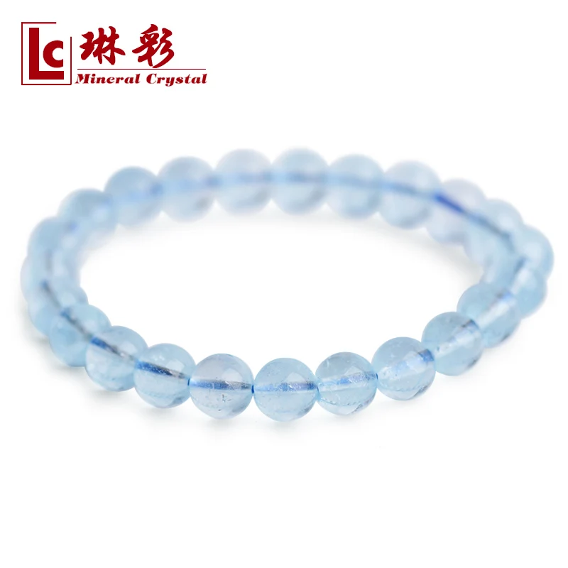 

Topaz stone bracelet aquamarine women's accessories small fresh bracelet gift
