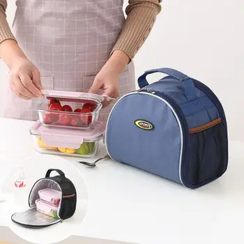 

Insulated Lunch Bag For Woman Men Totes Picnic Food Storage Box Cooler Bags Large Capacity Oxford cloth Zipper