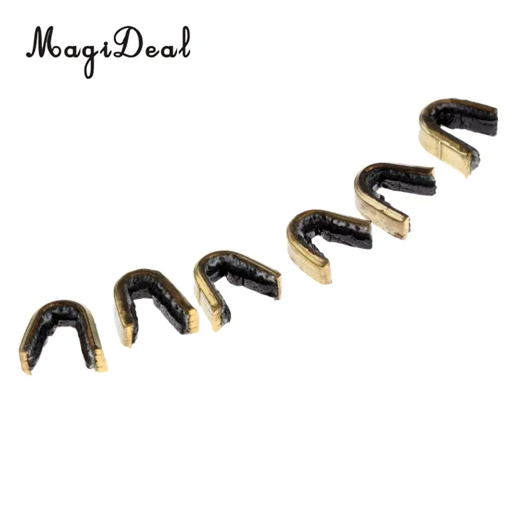 MagiDeal 6 pcs Archery Bow String Nocking Point + 1 pcs Nocking Points Pliers + 1 pcs Bow Square