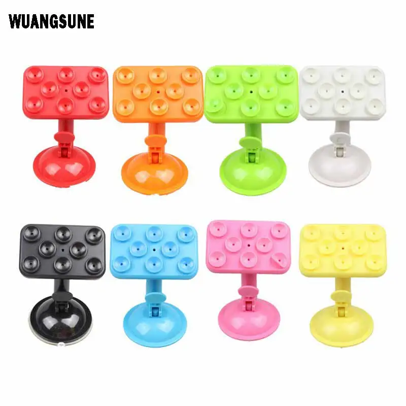

360 degree telephone holder flexible eight suction cups desktop mobile phone stand tripod accessories suction cup car