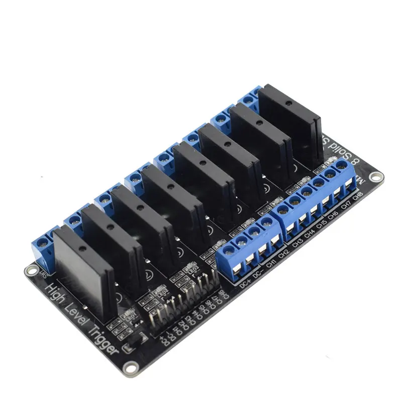 Твердотельное реле для arduino 1/2/4/8 каналов стандартная печатная плата SSR выход 5 в
