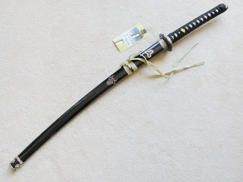 S0240 фильм KILL BILL SAMURAI KATANA DEMON кисть в виде меча HAMON стальное лезвие 40&quot|blade blade|blade
