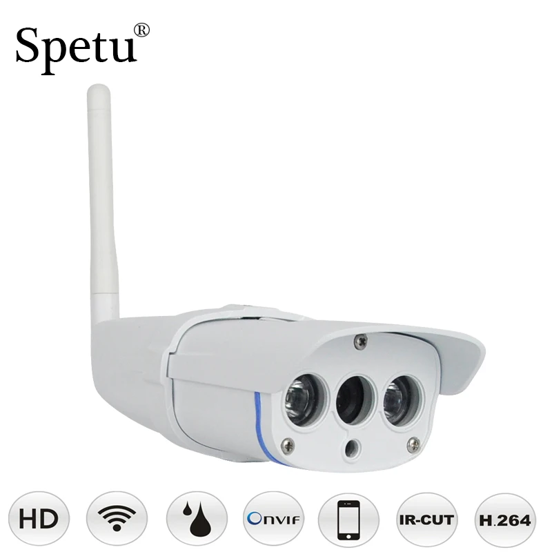 

Spetu C7816 IP Camera Outdoor Wifi CCTV Camera HD Baby Monitor IP67 Video Surveillance Night Vision Mobile View Waterproof