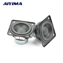 AIYIMA 2 шт 48 мм полночастотный динамик Bluetooth аудио 4 Ом 10 Вт портативный динамик Неодимовый магнитный резиновый край громкий динамик