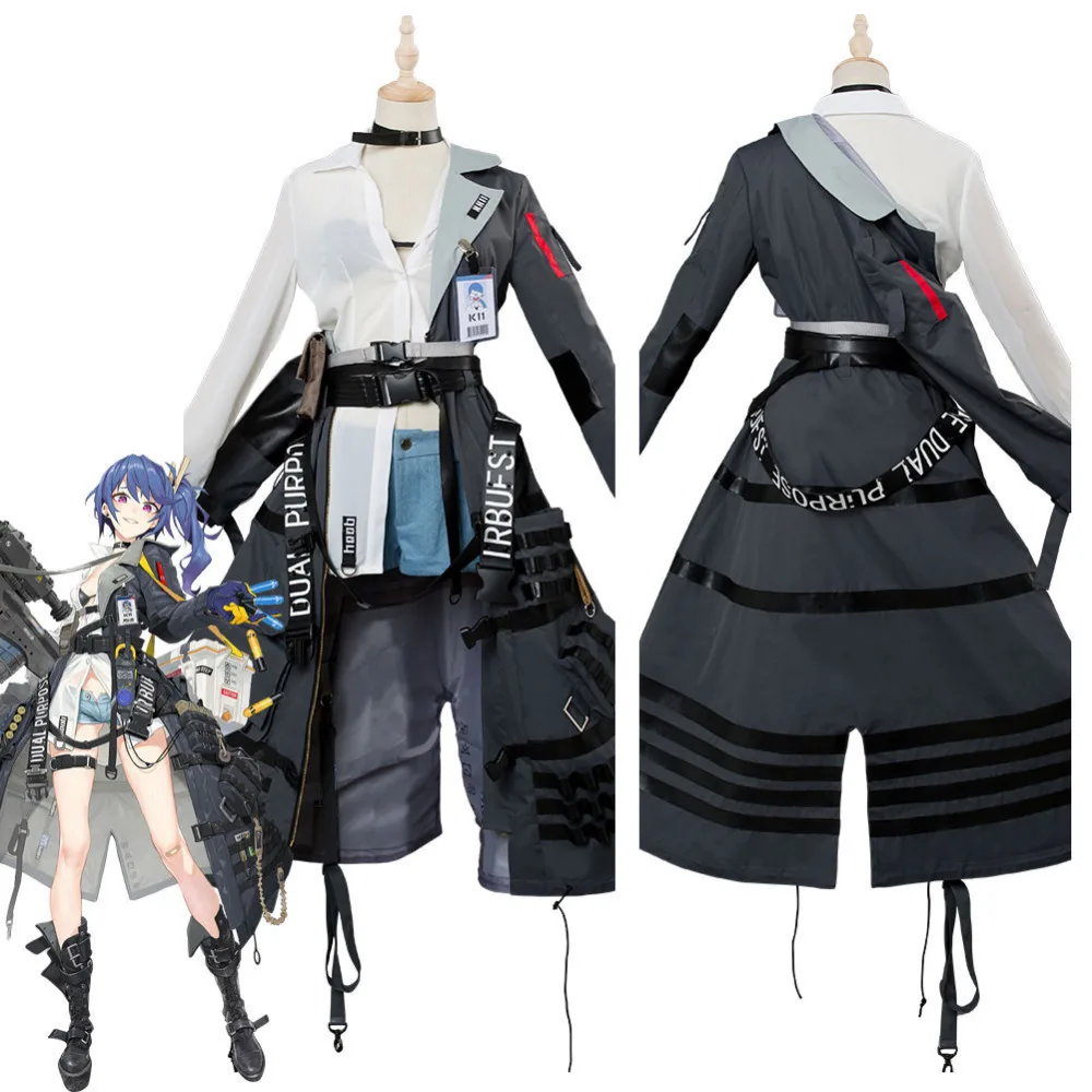 

Game Girls Frontline Cosplay Girls' Frontline K11 Cosplay Costume Full Sets Suit Halloween Carnival Costumes Custom Made