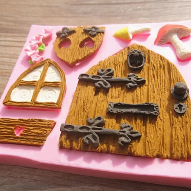wholesale baking mold cake decorating supplies home kitchen silicone 3d fairy house door cake mold chocolate - Wholesale Cake Decorating Supplies wholesale baking mold cake decorating supplies home kitchen silicone 3d fairy house door cake mold chocolate - Wholesale Cake Decorating Supplies