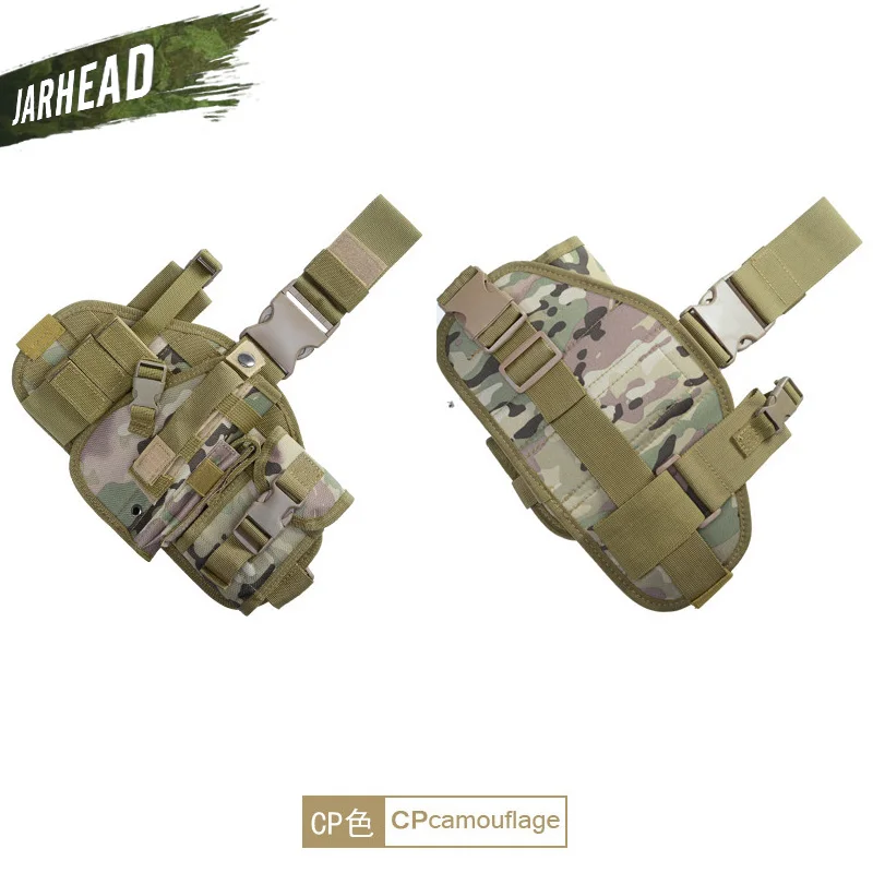 Тактический Molle Drop Leg платформа и пистолет кобура Glock страйкбол Бедро пистолет Регулируемый Торнадо ноги кобура Охота - Цвет: CP