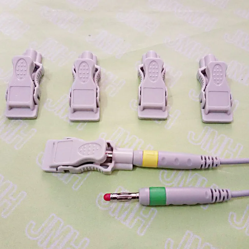 

10PCS Multi-function ECG/EKG/EEG/EMG electrode adapter,use for 4.0mm banana plug leadwire to electrode pad