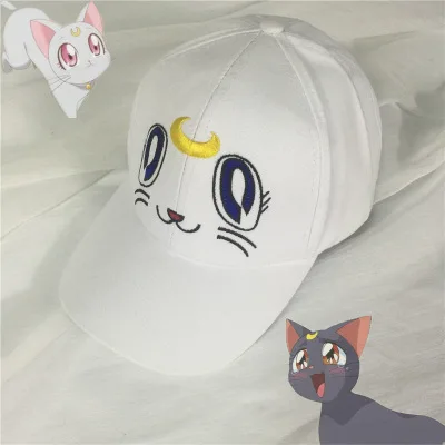 Anime Girl Warrior Hat Sailor Moon Baseball Hip Hip Hop Casual Cap
