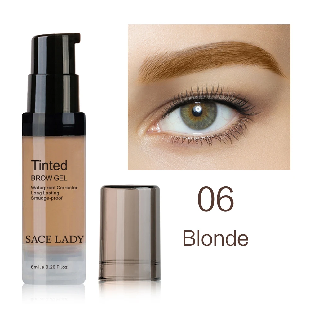 

SACE LADY Waterproof Eyebrow Gel 6 Colors High Brow Tint Makeup Eyebrow Brown Enhancer Eyebrow Cream Long Lasting Cosmetic TSLM2