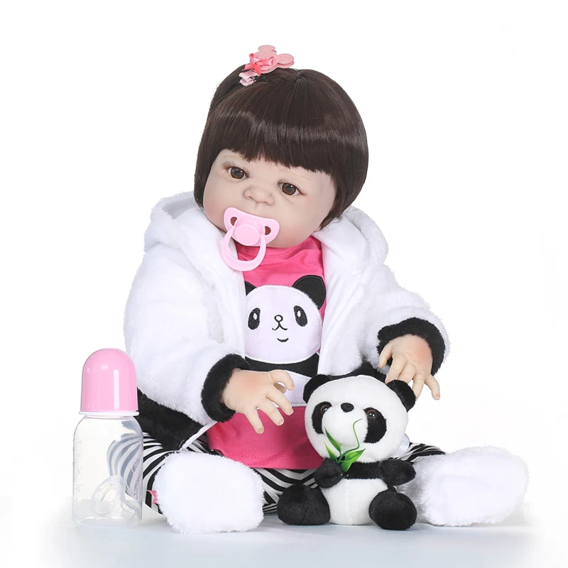 Nicery 22 дюйма 55 см Bebe Reborn Baby Doll Жесткий Силиконовый мальчик девочка игрушка подарок