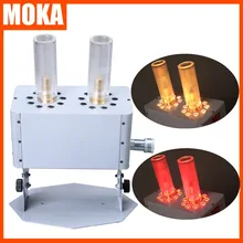 Новое поступление MOKA сценическая DMX CO2 струйная машина для дискотеки с 18 светодиодный RGB сценическое освещение CO2 машина для тумана для Прополка