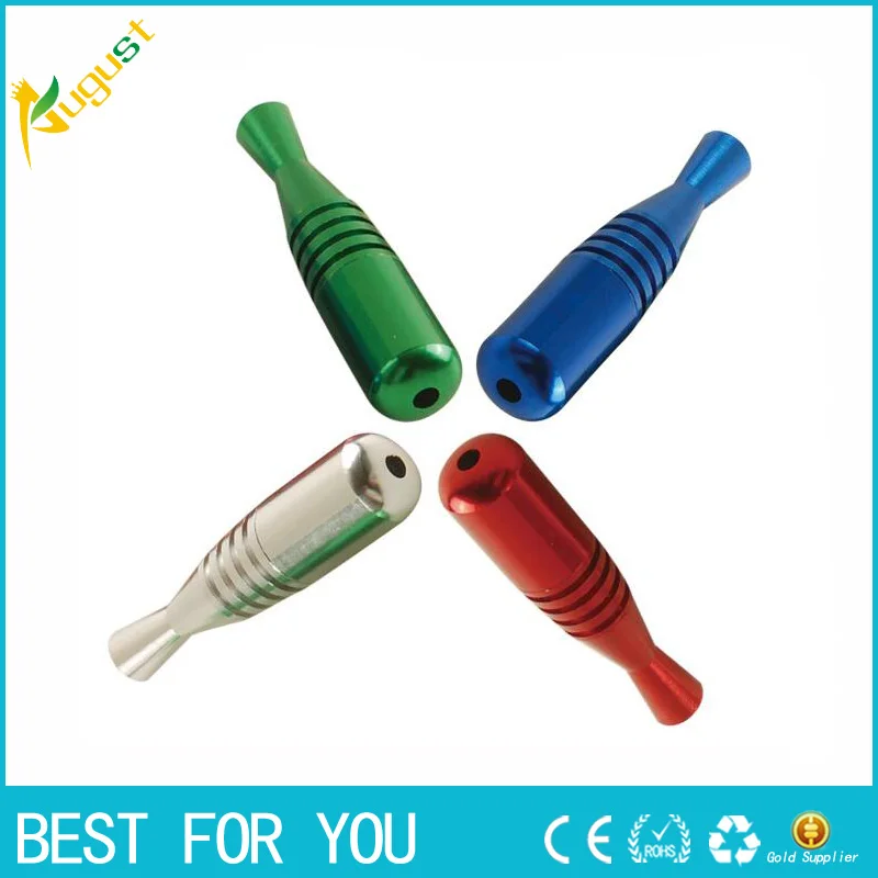 

10pcs/lot Smoking Accessories Mini Smoke Pipe metal Pipe Smoking portable aluminum alloy pipe creative small cigarette holder